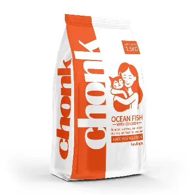 Picture of Chonk All Ages Cat Food (Ocean Fish with Chicken) 1.5 Kg