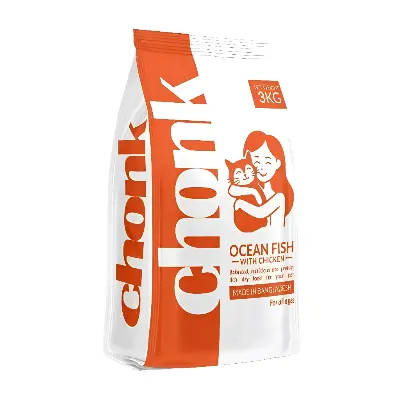 Picture of Chonk All Ages Cat Food (Ocean Fish with Chicken) 3 Kg