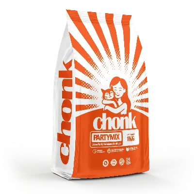 Picture of Chonk All Ages Cat Food Partymix 1 KG
