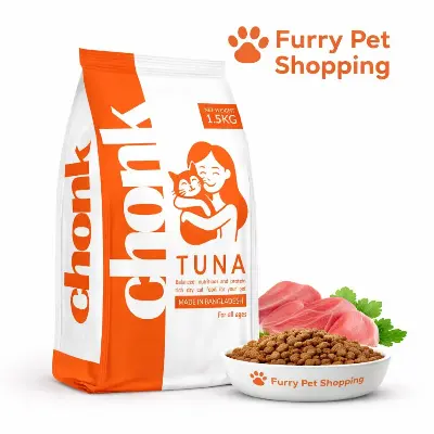 Picture of Chonk All Ages Cat Food (Tuna) 1.5 Kg