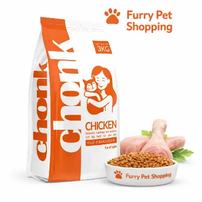 Picture of Chonk All Ages Cat Food (Chicken) 3 Kg