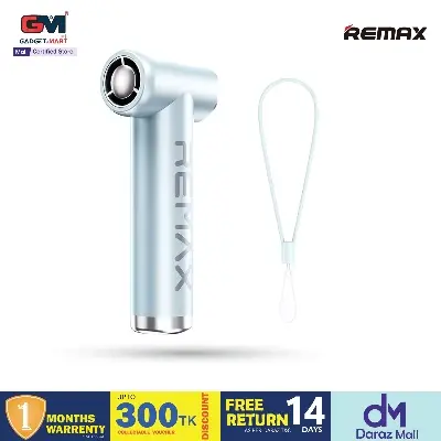 Picture of REMAX RS-SF21 Handheld High-Endurance Small Cannon Fan Ultra High Speed Turbo MINI Small Fan Handheld Portable Fans