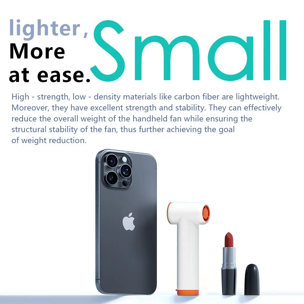 Picture of REMAX RS-SF21 Handheld High-Endurance Small Cannon Fan Ultra High Speed Turbo MINI Small Fan Handheld Portable Fans