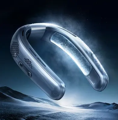 Picture of Remax RS-GF02 Semiconductor Neck Wrap Around Recharging Cooling Fan with 3 Month Warranty