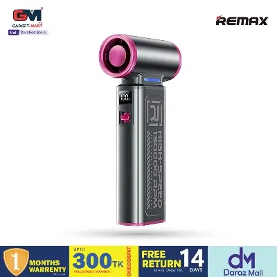 Picture of REMAX RS-SF19 2026 New 100 Wind Speeds Strong Turbo Humicane High-speed 130000 RPM Turbo Cannon Portable Handheld Fan
