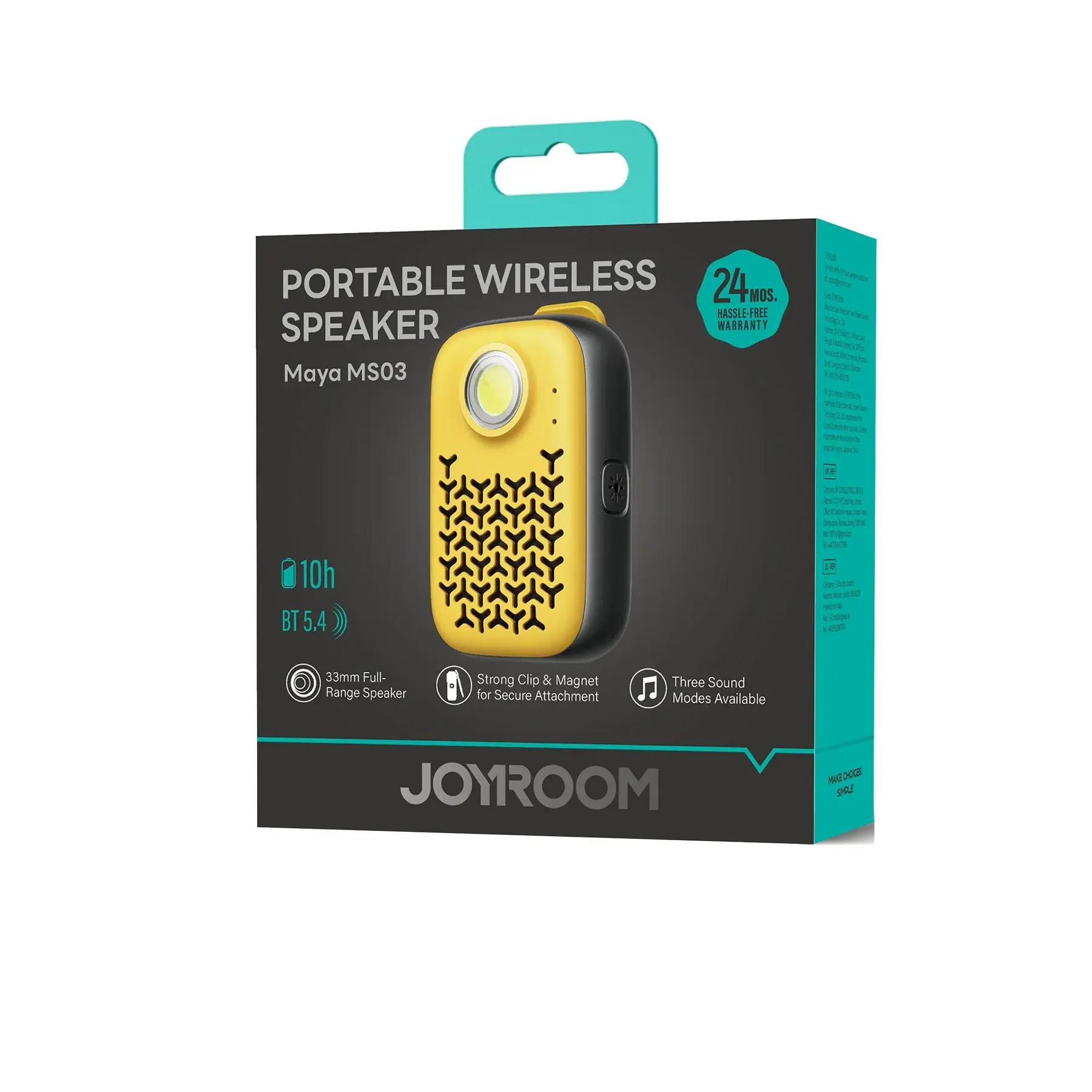 Picture of JOYROOM JR-MS03 Mini Portable bluetooth speaker
