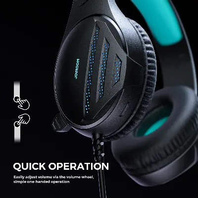 Picture of JOYROOM JR-HG2 Gaming Headset-Black