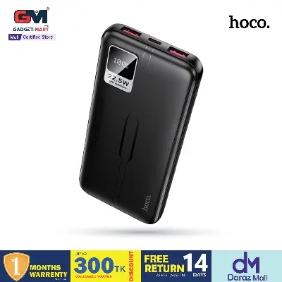 Picture of Hoco MMJ-15 Resolute 22.5W Fast Charging 10000mAh Power Bank - Black