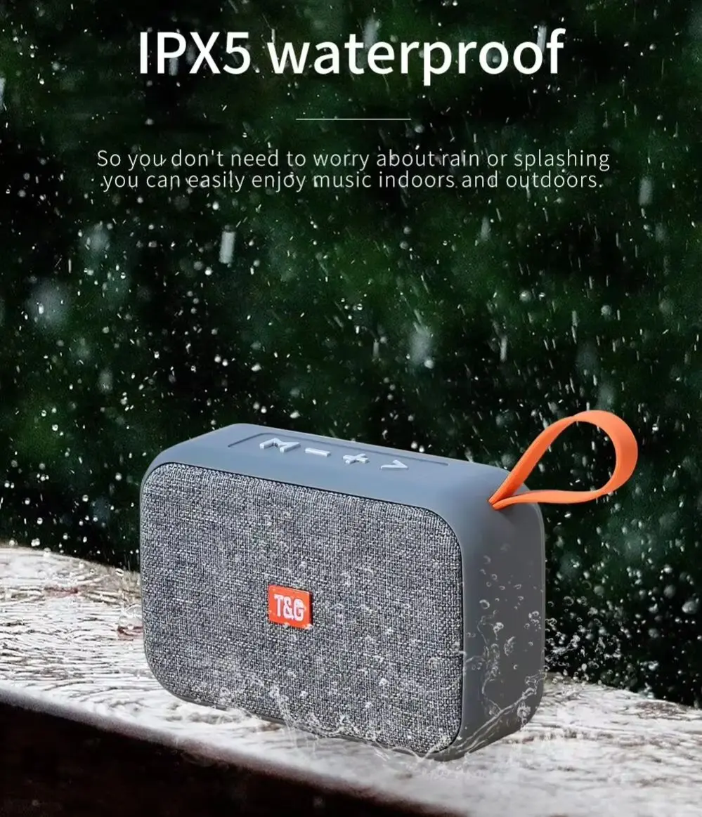 Picture of Signature ST-506 Fabric Wireless BT Speaker Outdoor FM Card Audio Creative Portable Mini Subwoofer Gift Wireless Speakers