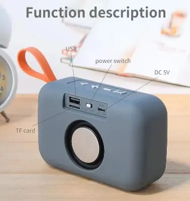 Picture of Signature ST-506 Fabric Wireless BT Speaker Outdoor FM Card Audio Creative Portable Mini Subwoofer Gift Wireless Speakers