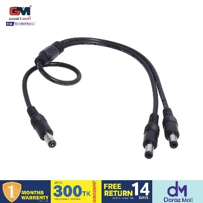 Picture of GearUP 2-in-1 DC Cable For use 2 Devices on WGP/ SKE mini UPS (2.1x5.5mm Plug)
