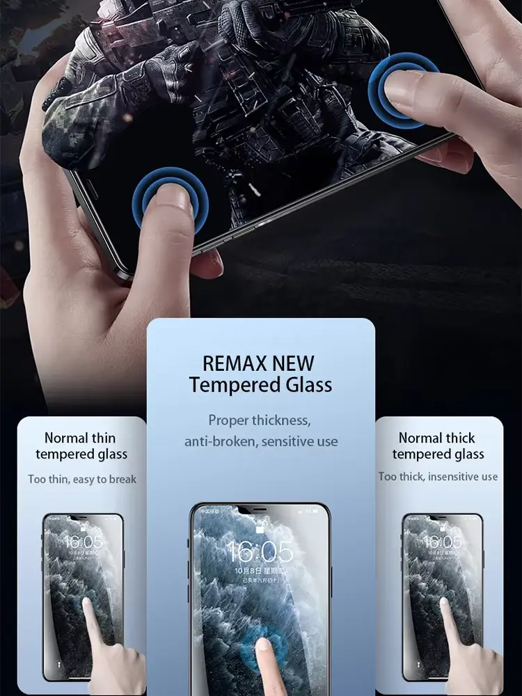 Picture of REMAX GL-27 Privacy Tempered Glass Screen Protector for iPhone 16 Pro Max