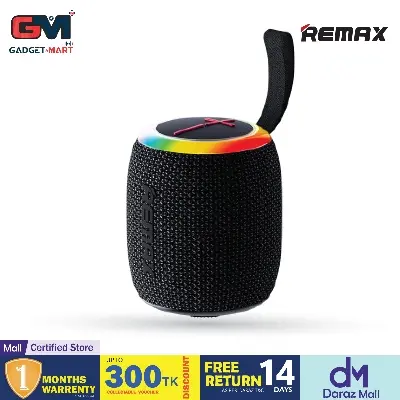 Picture of REMAX RB-M81 Party Light Portable Wireless Bluetooth Speaker (7W) - Black