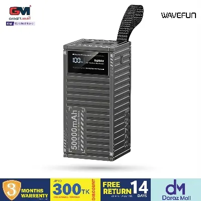 Picture of REMAX RPP-161 Container Series PD27W+ QC22.5W Fast Charging 50000mAh Power Bank - Black