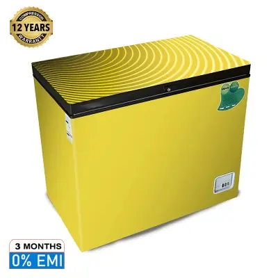 Picture of VISION Glass Door Chest Freezer RE-250 Liter Yellow Ball Line