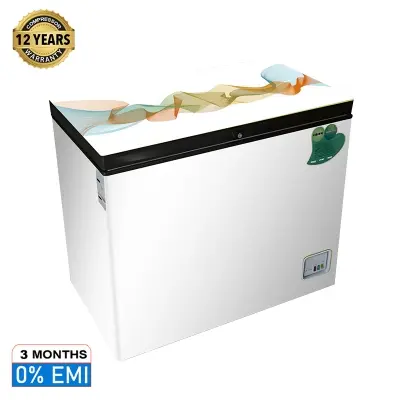 Picture of VISION Glass Door Chest Freezer RE-250 Liter White Multi Wave