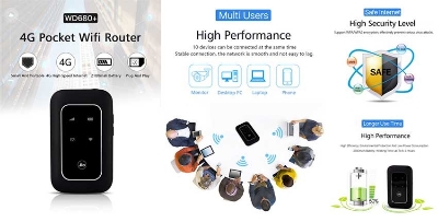 Picture of JIO LTE 4G+ ADVANCED MOBILE HOTSPOT ROUTER Black