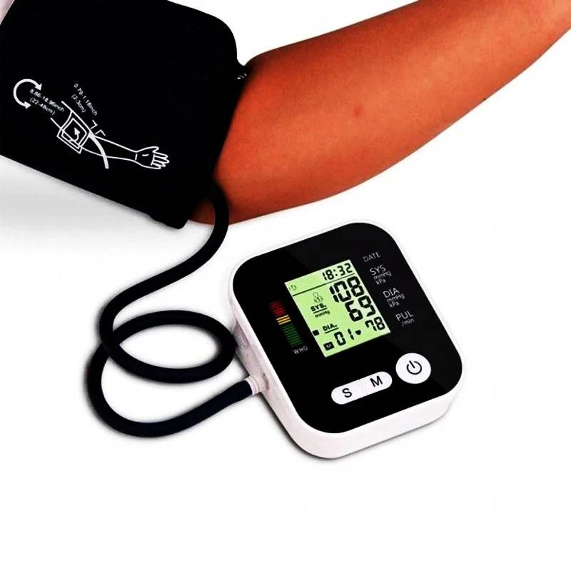 Picture of Digital Blood Pressure Machine BP Machine Accurate BP Check Machine White