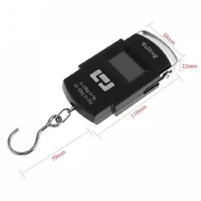 Picture of Glancing Weight Scale For Luggage 50 Kg- digital weight machine for luggage 55/UGaj Weighing Scale  (Black) Black