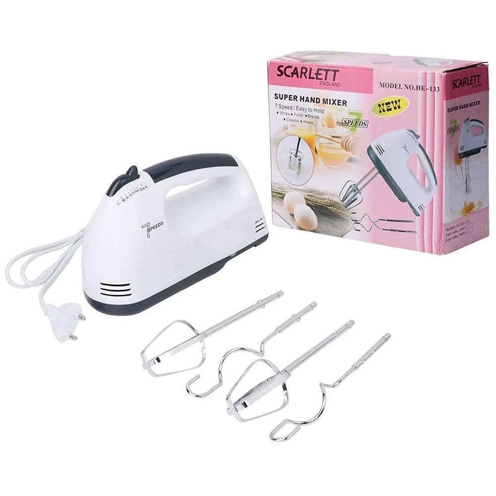 Picture of White Type: Electric The Guru Shop Scarlett Egg Beater 260 Watt Pink Box Multicolor