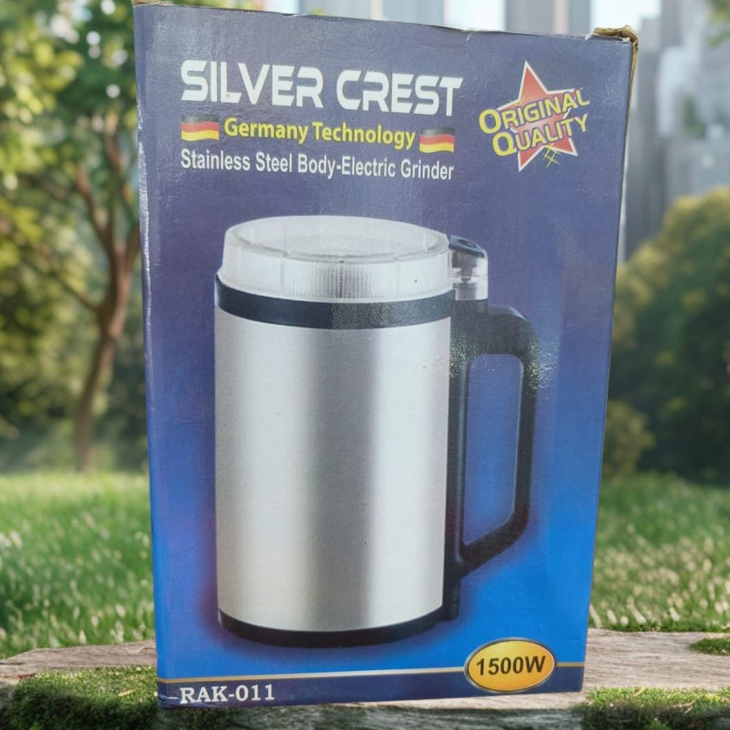 Picture of Silver Crest Stainless Steel Electric Mini Grinder 1500 Watt Silver