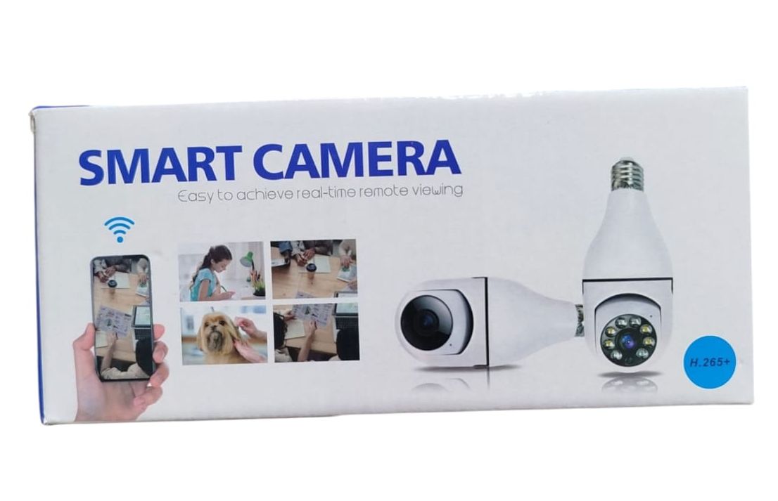 Picture of 360 Degree Smart Bulb Camera WiFi Outdoor Indoor 1080p Home Security Wireless Smartbulb E27 Light Cam Dome Surveillance IP HD CCTV Night Vision Lightbulb , Support 2.4G Multicolor