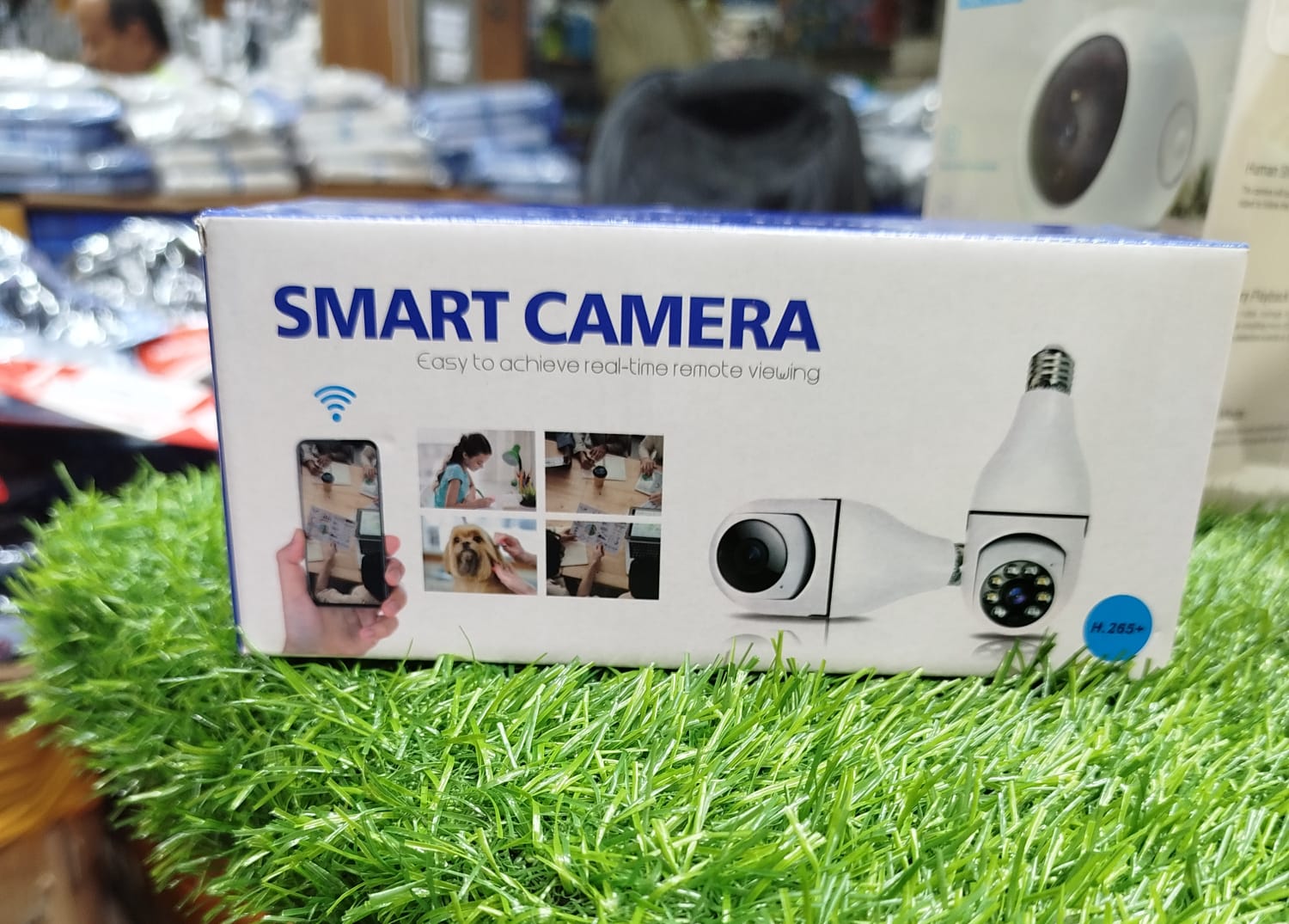 Picture of 360 Degree Smart Bulb Camera WiFi Outdoor Indoor 1080p Home Security Wireless Smartbulb E27 Light Cam Dome Surveillance IP HD CCTV Night Vision Lightbulb , Support 2.4G Multicolor