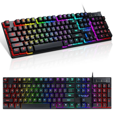 Picture of Gaming keyboard with LED backlight Black