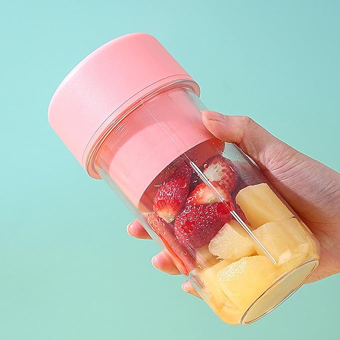 Picture of Electric Blending Bottles - Portable Blender Cup Bottle with Straw - Multifunctional USB Charging Juicer - Ideal for Men, Women, Sports, Home, Gym, School, and Company Use 
