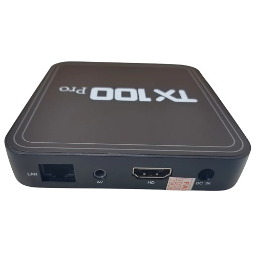 Picture of Android Tv box TX100 Pro 12k ULTRA HD 16GB ram 256 GB Storage Android 15 Available with wifi or bluetooth Black