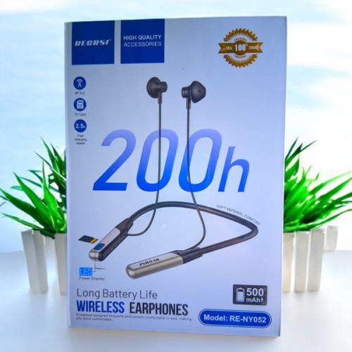 Picture of Regrsi RE-NY052 Wireless Neckband  Bluetooth Earphone Multicolor