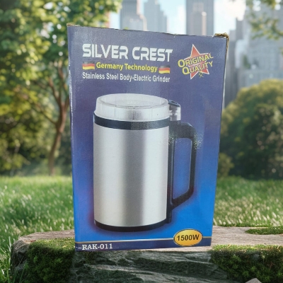 Picture of Silver Crest Stainless Steel Electric Mini Grinder 1500 Watt  8 Blade Powerful Motor & Blender Machine Multicolor