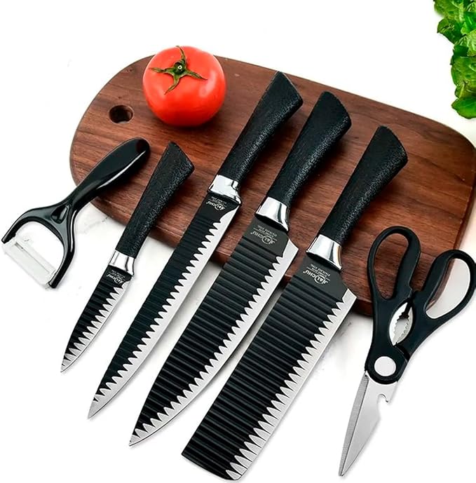 Picture of Kitchen Set 6 Pieces Professional Kitchen Stainless Steel Multicolor
