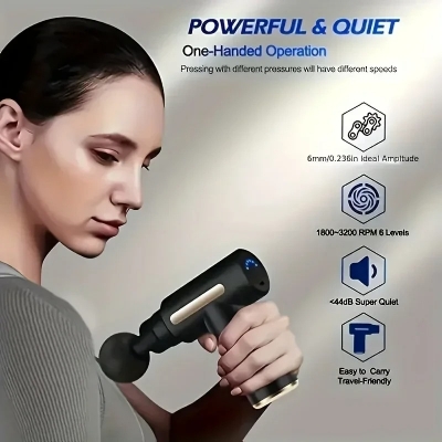 Picture of Body massge gun Electric Vibration Body muscle Fascial Gun 