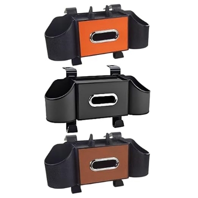 Picture of Enakshi (LABEL) Car Seat Storage Box Hanger Organizer Stowing Tidying Automotive Accessories Orange 