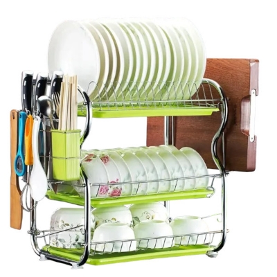 Picture of Premium Quality 3 layer kitchen rack Multicolor