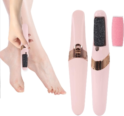 Picture of Electric Foot Callus Remover Foot File for Dead Hard Cracked Dry Skin Pedicure Tools Feet Clean Care Heel Cleaning Machine Pink