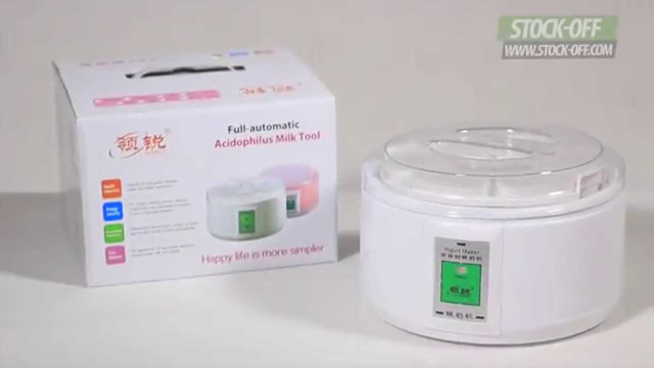 Picture of 1.5L Electric Yogurt Maker (Doi Maker)，Automatic Multifunction Yogurt Machin and Stainless Steel Liner,，Constant Temperature Heating, for Making Fresh, Healthy Homemade Desserts White