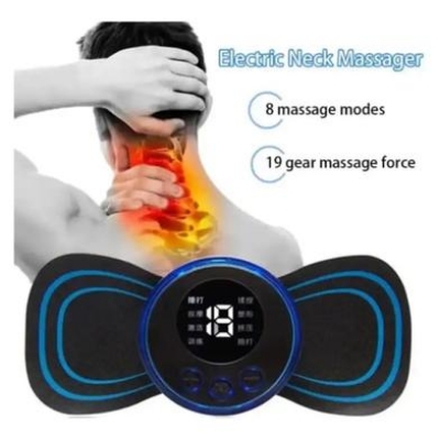 Picture of Portable Electric Pain Relax Neck Body Massager With USB Charging Cable - 1 Black