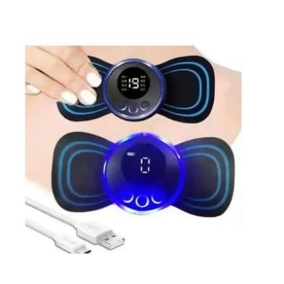 Picture of Portable Electric Pain Relax Neck Body Massager With USB Charging Cable - 1 Black