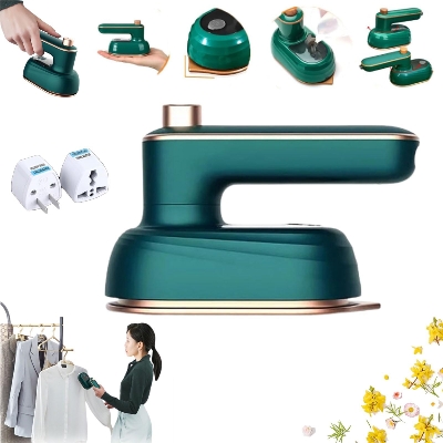 Picture of Professional Micro Steam Iron Handheld Household Portable Mini Iron Machine For Home Travel Business & Garment-Irons-Pure Mall Green