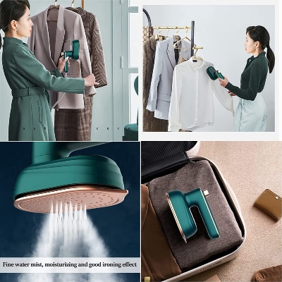 Picture of Professional Micro Steam Iron Handheld Household Portable Mini Iron Machine For Home Travel Business & Garment-Irons-Pure Mall Green