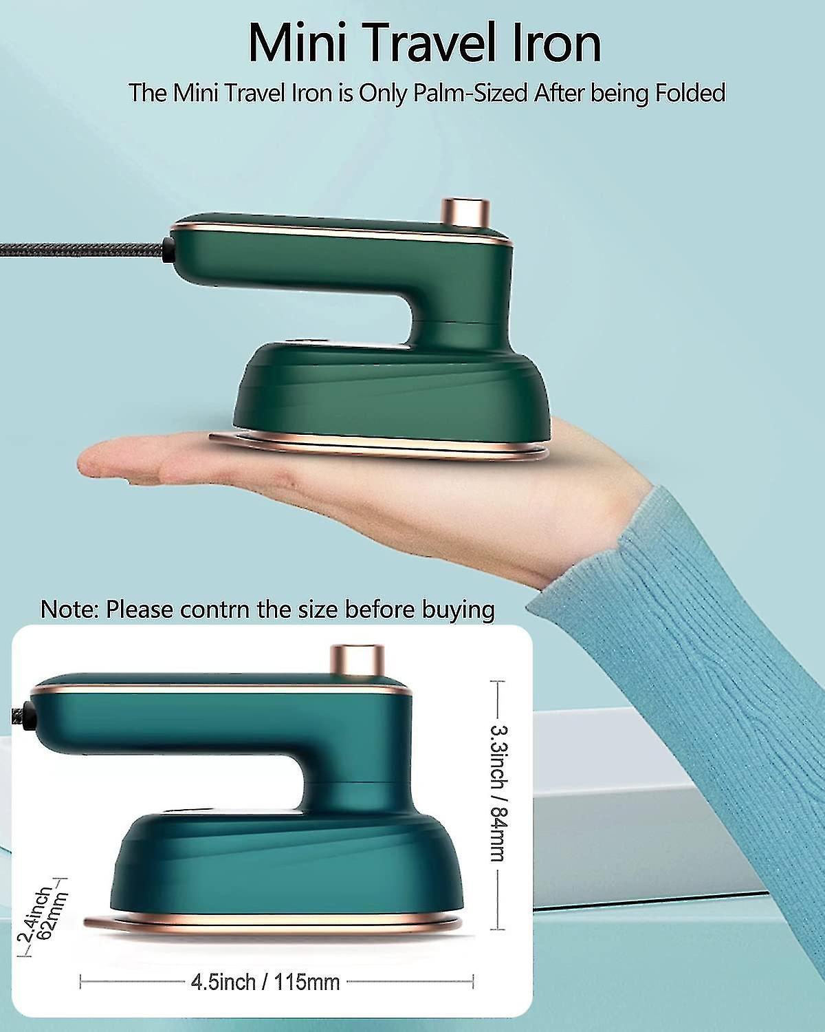 Picture of Professional Micro Steam Iron Handheld Household Portable Mini Iron Machine For Home Travel Business & Garment-Irons-Pure Mall Green