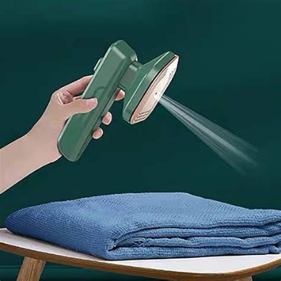 Picture of Portable Mini Steam Iron Machine – Professional Handheld Iron for Home & Business Green
