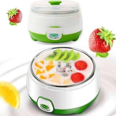 Picture of Automatic Yogurt Maker-1L Dahi Maker With Stainless Steel Bowl Pink