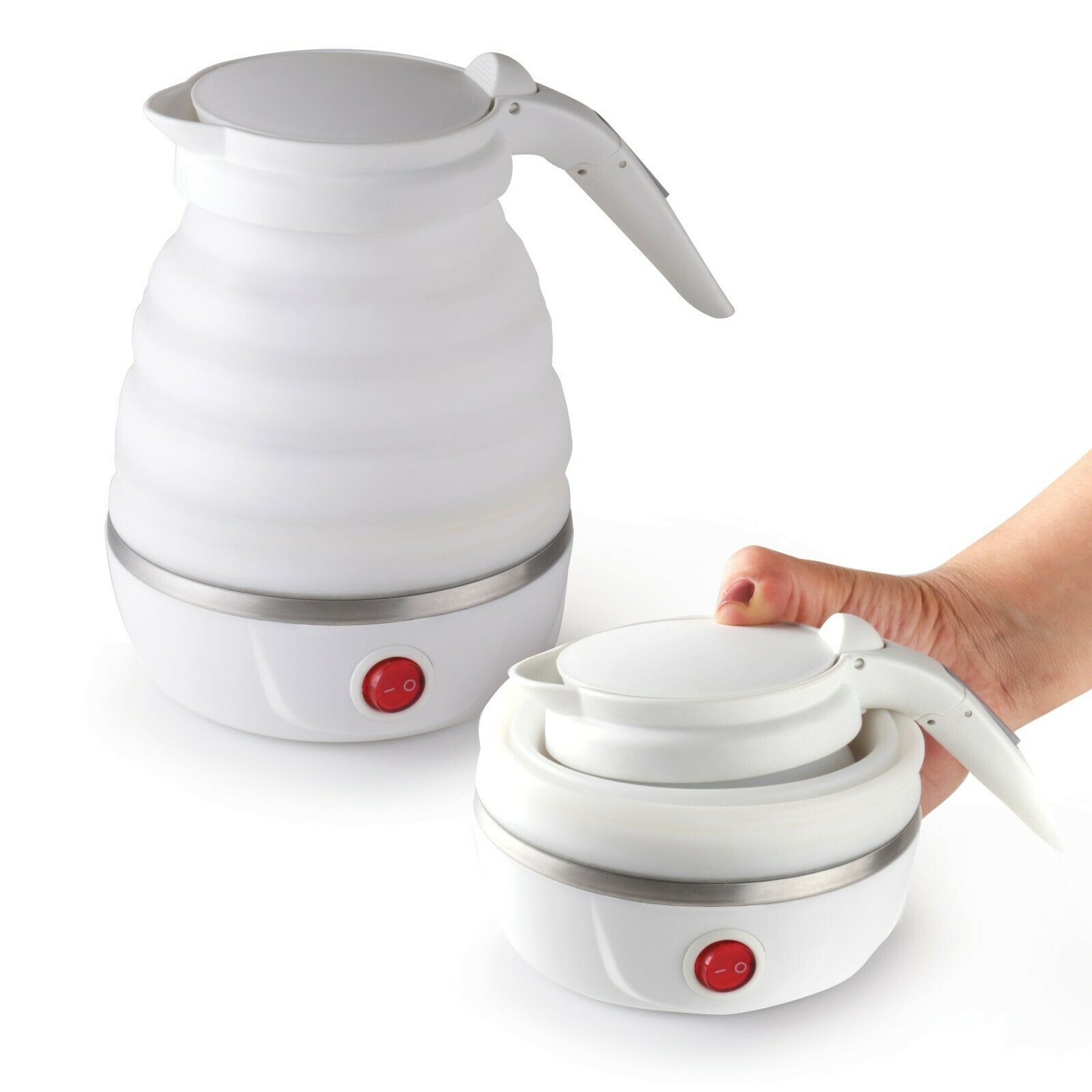 Picture of Travel Foldable Electric Kettle - Folding design - Portable 700ML - 600W White