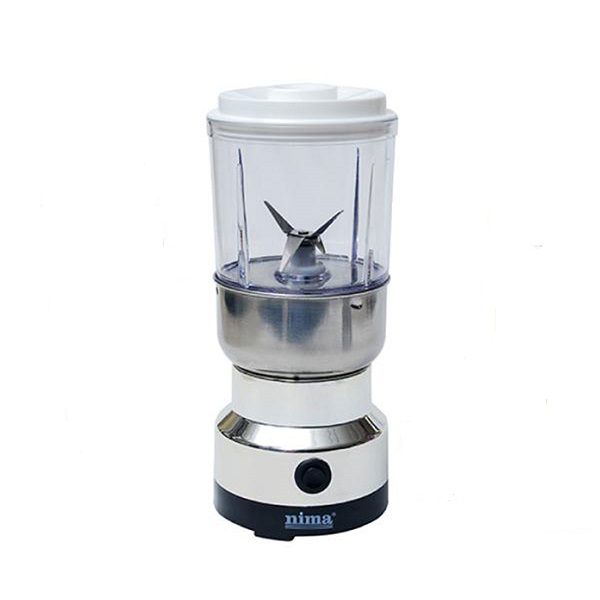 Picture of Nima Electric 2 in 1 Blender and Grinder, High Quality Heavy Duty Blender and Mixer Grinder Silver