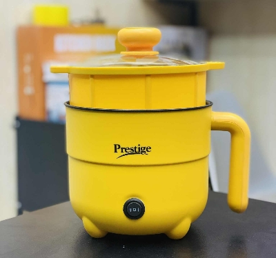 Picture of Prestige Multiperpose cooker with steamer 2.0 L With Spon,Pot Free Multicolor