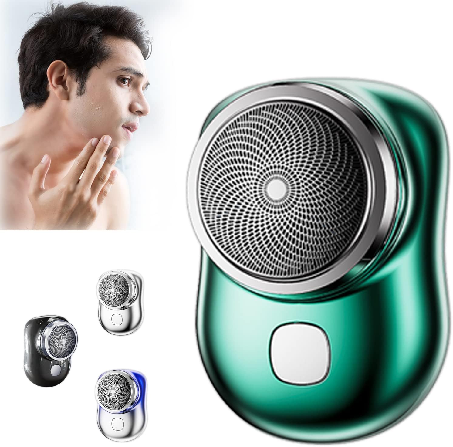 Picture of USB Mini Shave Pocket Size Portable Electric Shaver Rechargeable Razor Men 