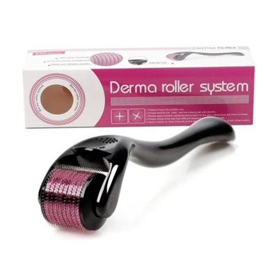 Picture of Derma Roller Micro Needle for Hair, Beard Growth and Facial Skin Therapy (0.5 mm) Black